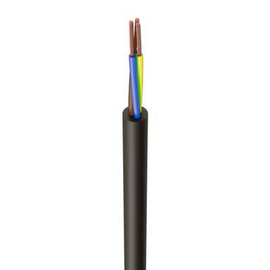 0.75mm 3183Y 3 Core PVC Cable Black