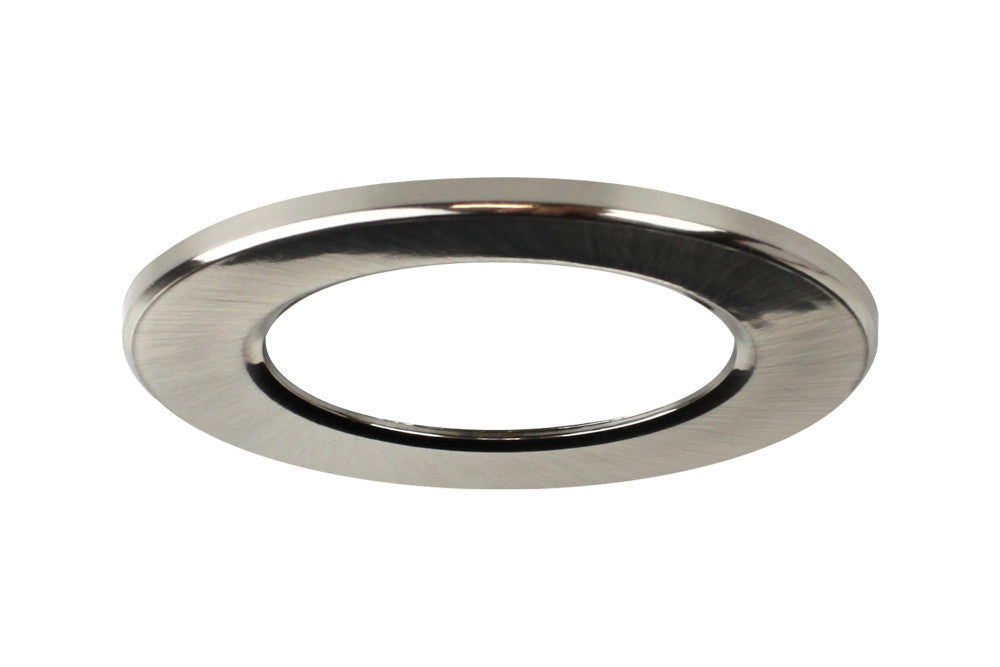 COMPACT ECO LED DOWNLIGHT BEZEL ACCESSORY SATIN NICKEL ROUND - ILDL68GA010