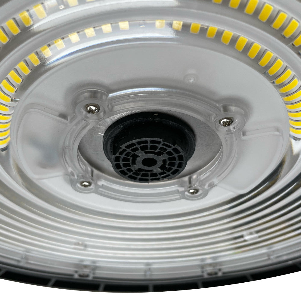 PERFORM PRO MAX CIRCULAR HIGH BAY 120W/160W/200W 70CRI 190LM/W IP65 IK08 38000LM 4000K 90° DIMMABLE ZHAGA 18 SENSOR READY - ILHBC352