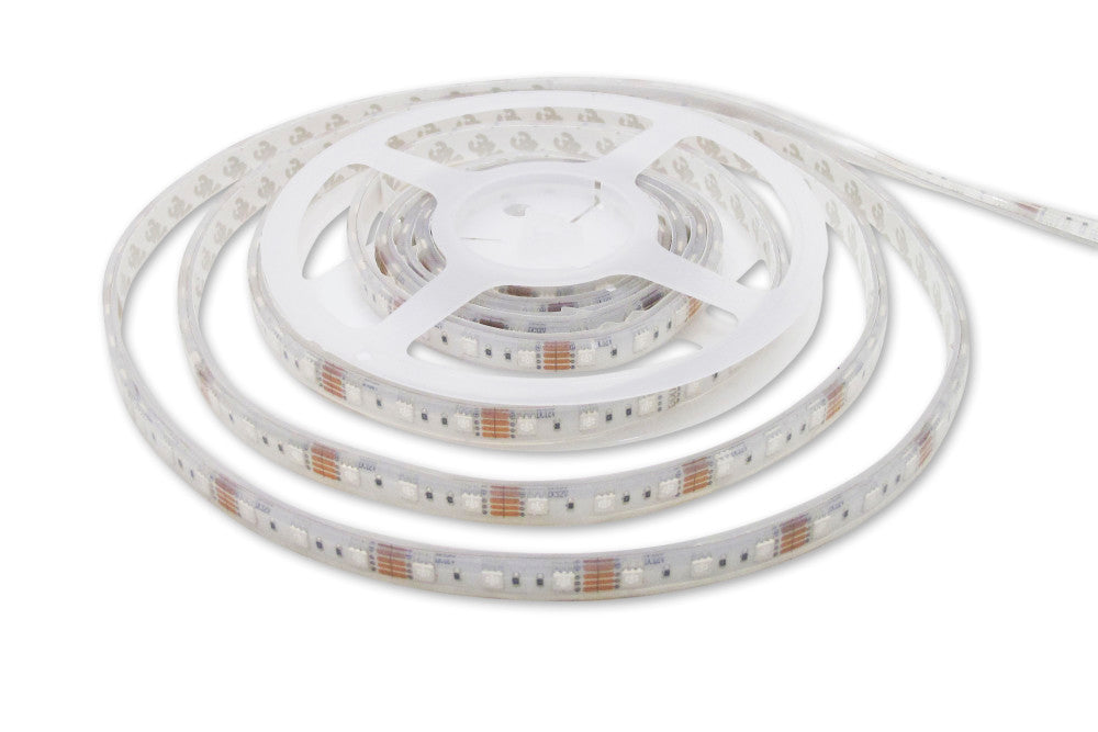 LED STRIP RGB IP65 10M PACK 24V 14.4W/M 590LM/M 60LED/M 12MM WIDTH 115 BEAM - MAX RUN 10M - ILSTRGBB380E