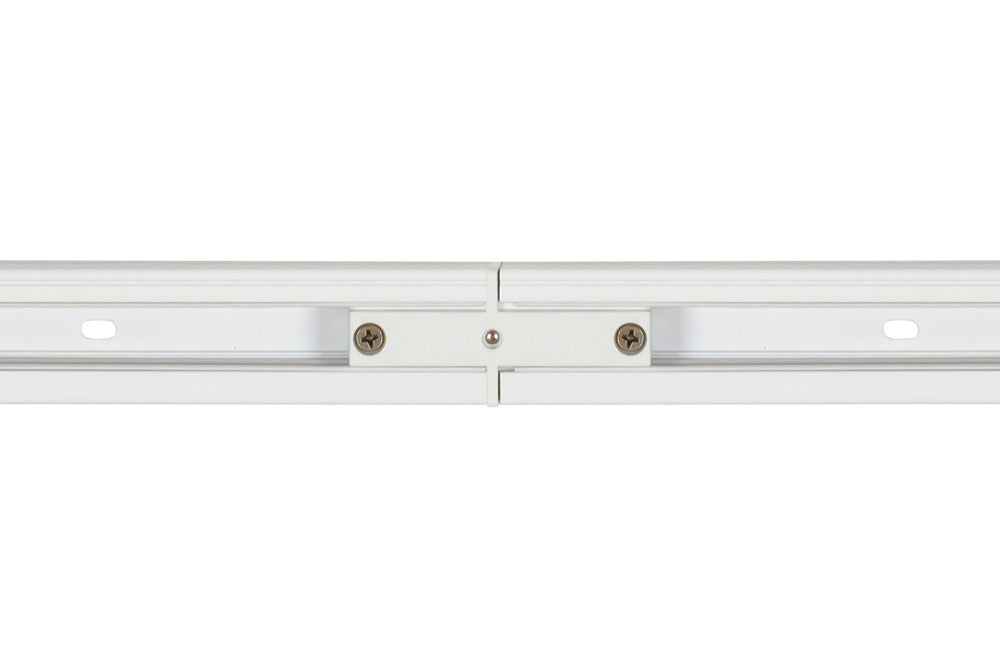 3FT SINGLE CIRCUIT TRACK JOINER KIT INCLUDING STRAIGHT CONNECTOR WHITE FINISH - ILNEV049