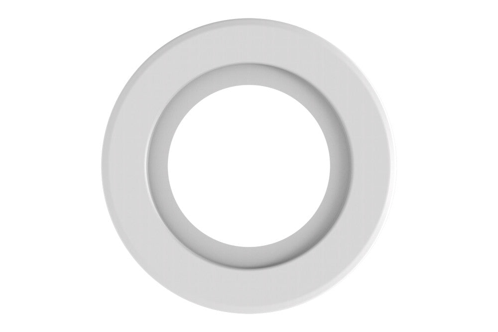 BEZEL EXTENDER RING FOR EVOFIRE MINI 43MM DOWNLIGHT 43-60MM CUTOUT 80MM DIAMETER - WHITE - ILDLFR43D075