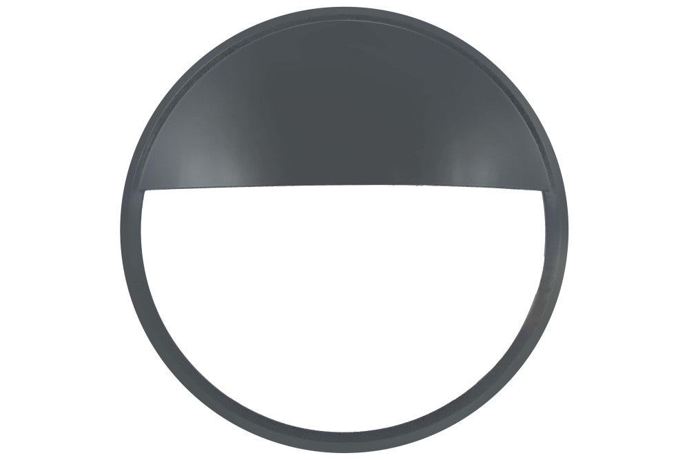 TOUGH SHELL COMPACT BULKHEAD 215MM DIA ANTHRACITE GREY CIRCULAR EYELID ACCESSORY - ILBHPA015