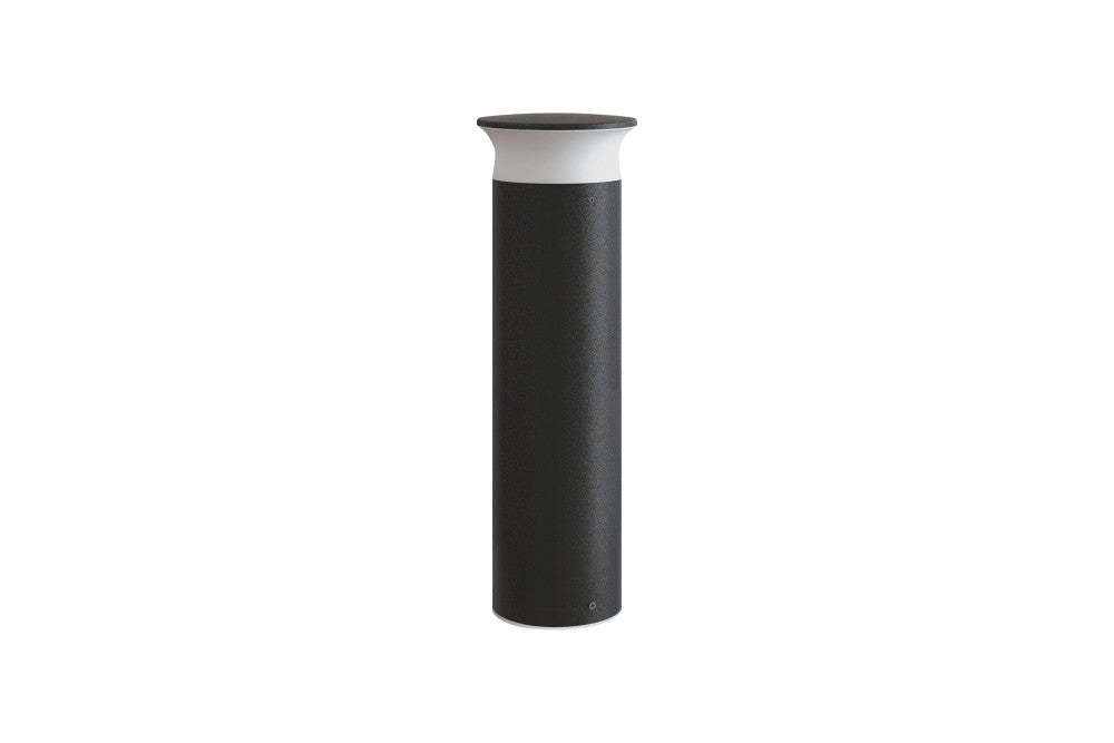 OUTDOOR BOLLARD IK08 600MM IP65 420LM 9W 3000K DARK GREY INTEGRAL - ILBDA002-600