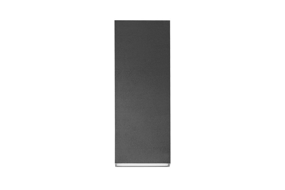 OUTDOOR DECORATIVE WALL LIGHT PABLO IP54 300LM 8W 3000K UP/DOWN LIGHT DARK GREY INTEGRAL - ILDEA010