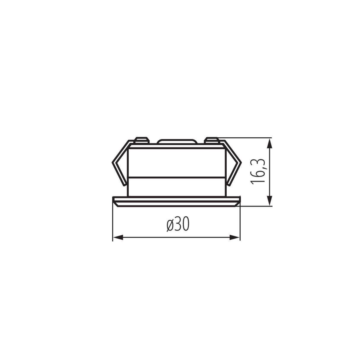 LED mirror light fitting IMBER LED