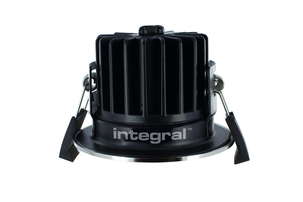 LOW-PROFILE FIRE RATED DOWNLIGHT 70-75MM CUTOUT IP65 850LM 10W 4000K 60 BEAM DIMMABLE 85LM/W SATIN NICKEL INTEGRAL - ILDLFR70B017