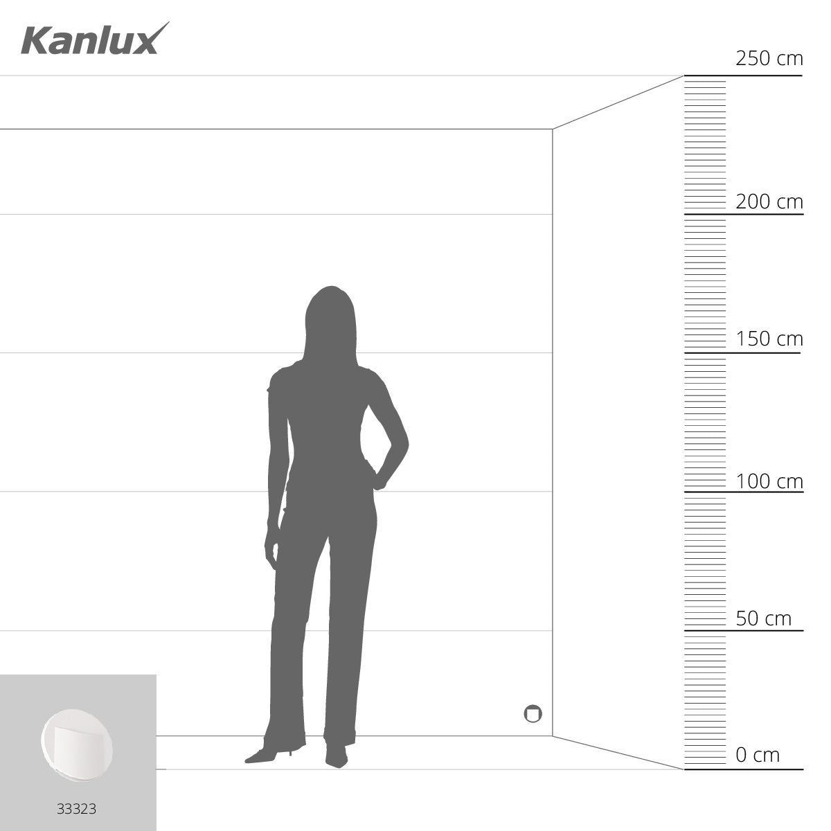 Staircase LED light fitting ERINUS LED