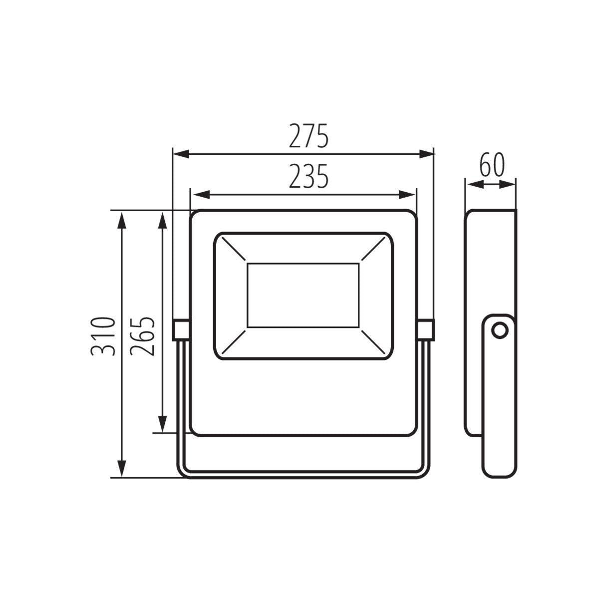 LED floodlight FL AGOR LED