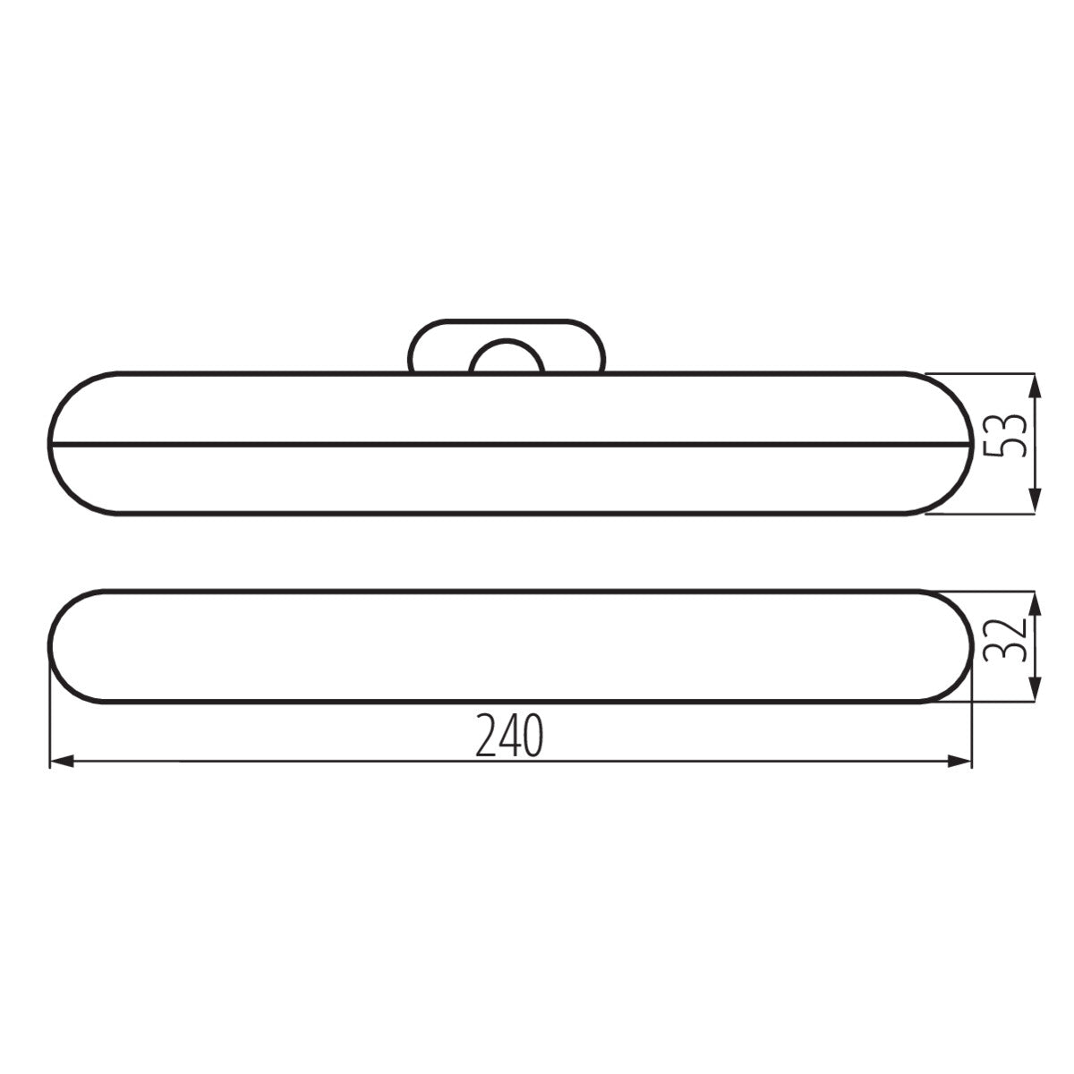 LED wall mounted fitting CALIZA LED