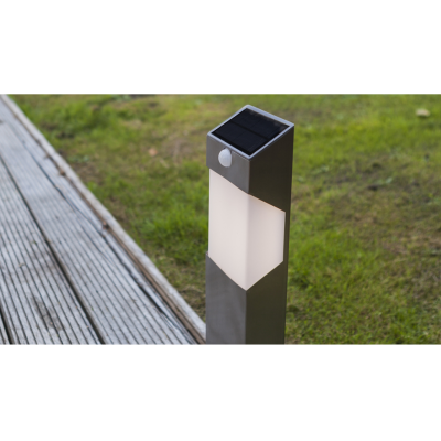Bollard, Solstel LED 4000K Solar IP44, 150lm