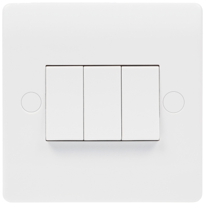 Median - Switch, 3 Gang (3G) 2 Way