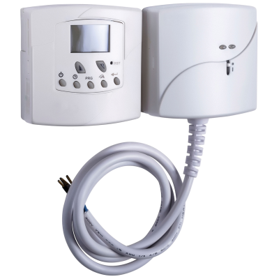 Thermostat, Room LCD Transmitter & Receiver, Thermistor Type Wire Free