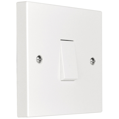 Plate Switch, 1 Gang (1G) 2 Way SP