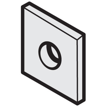 Washer, Square Plate