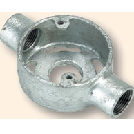 Circular Box, 2 Way Through Extension