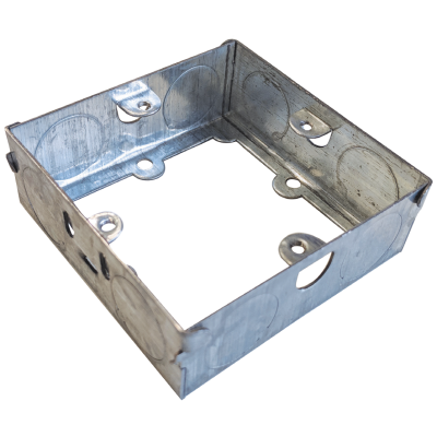 Box, 1 Gang Switch & Socket, Extension Pattern