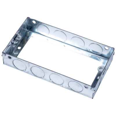 Box, 2 Gang Switch & Socket, Extension Pattern