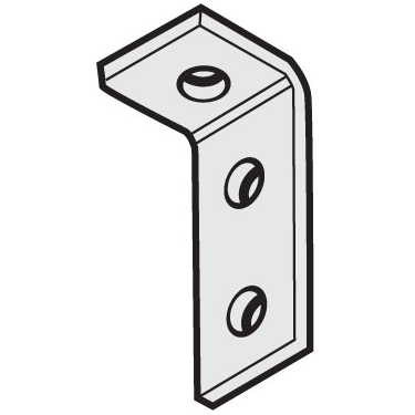 Bracket, 90Deg 2+1 Hole