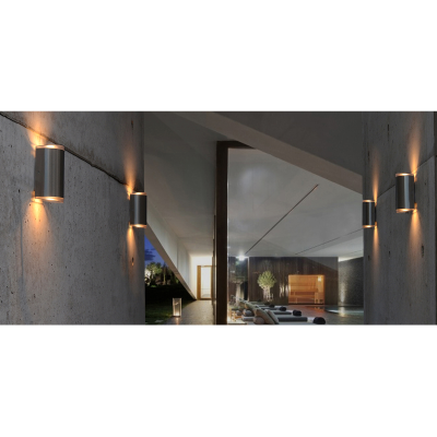 Wall Light, Path LED Wall 3000K IP54, Opal & Clear Polycarbonate Diffuser