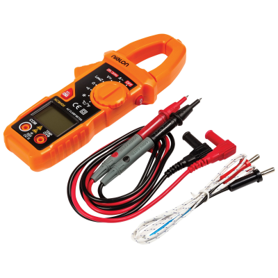 Clamp Meter, Digital c/w Battery & Leads & Case