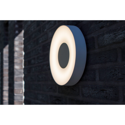 Wall Light, LED 3000K 420lm IP54, c/w Opal Polycarbonate Diffuser