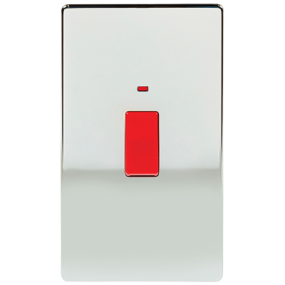 Ultima - Switch, DP Double Plate c/w LED