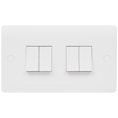 Median - Switch, 4 Gang (4G) 2 Way