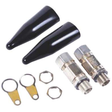 Cable Gland, E1WF EExde c/w Locknuts & Shrouds, IP68