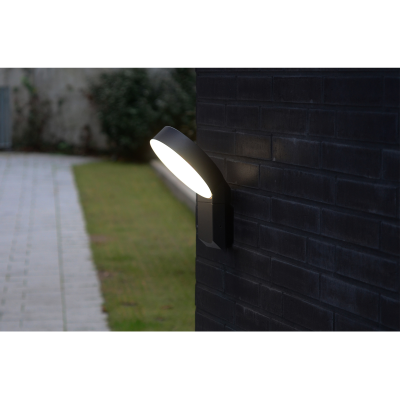 Wall Light, LED 3000K 800lm IP54, c/w Opal White Diffuser
