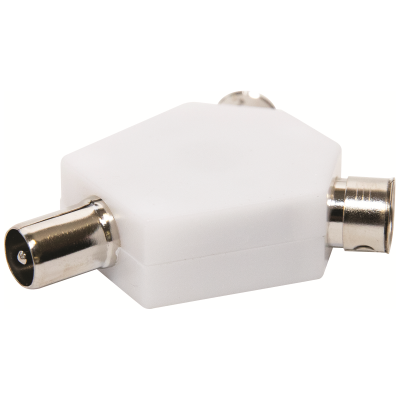 Splitter, Coaxial Aerial 1 Input 2 Output