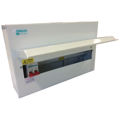 Consumer Unit, 18 Module 16 Way c/w DP Isolator, IP20