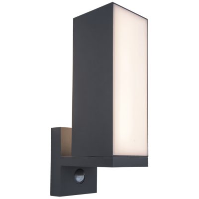 Wall Light, Cuba LED 3000K 1000lm IP54, c/w Opal Polycarbonate Diffuser