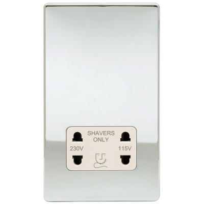 Ultima - Shaver Socket, White Insert