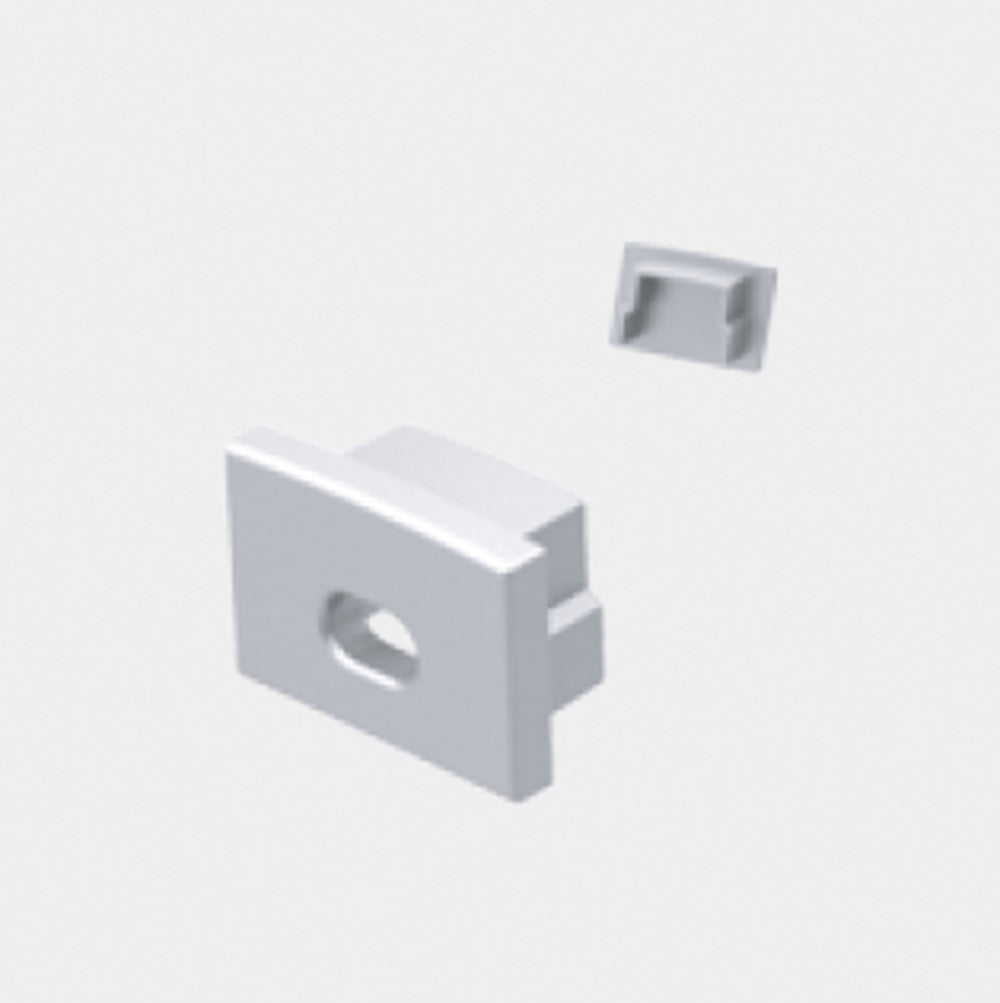 PROFILE ENDCAP WITHOUT CABLE ENTRY FOR ILPFR152 ILPFR153 INTEGRAL - ILPFA155