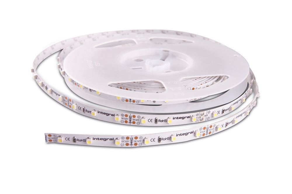 STRIP IP33 5M 6500K 24V 11.28W/M 1000LM/M 60LED/M 10MM WIDTH 115 BEAM BAG PACK INTEGRAL - ILSTWHIA045E