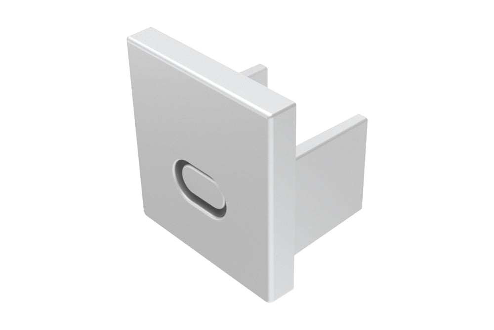 PROFILE ENDCAP FOR ILPFR175 ILPFR176 (DUAL PURPOSE WITH/WITHOUT CABLE ENTRY) - ILPFA177