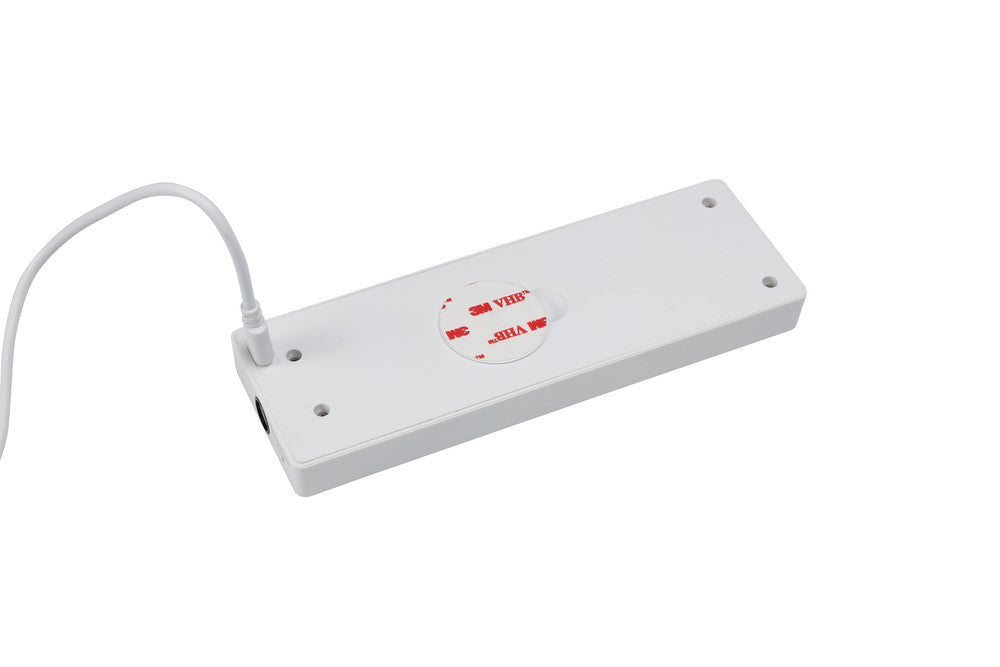 SENSORLUX CABINET WARDROBE LIGHT 180MM 80LM 3000K WITH DUAL IR HAND WAVE AND DOOR SENSOR DIMMABLE RECHARGEABLE BATTERY - ILWL005