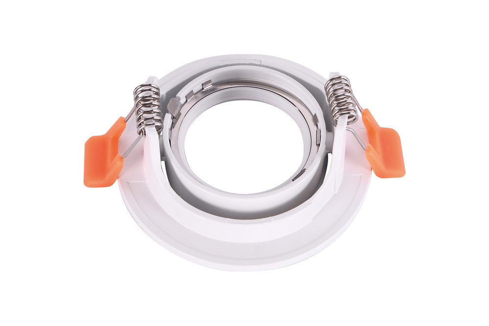 ACCENTPLUS DOWNLIGHT FOR LED GU10 75MM CUTOUT IP20 WHITE ROUND 55 DEG TWO SIDES TILTABLE - ILDL75N010