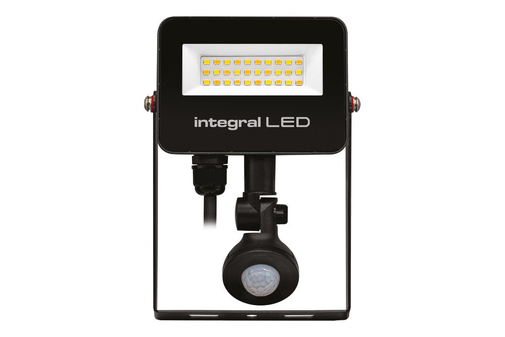 SUPER SLIM 2 FLOODLIGHT IP67 1000LM 10W TUYA 3000/4000/6500K PIR 120° DIMMABLE 100LM/W BLACK INTEGRAL - ILFLC250