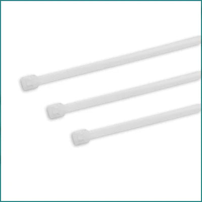 WHITE NYLON CABLE TIE 430MM X 4.8MM- PACK SIZE 100
