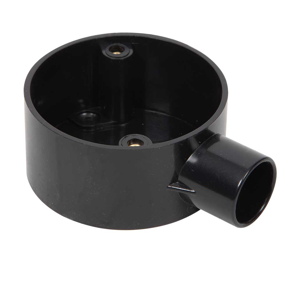 End Box 20mm Black
