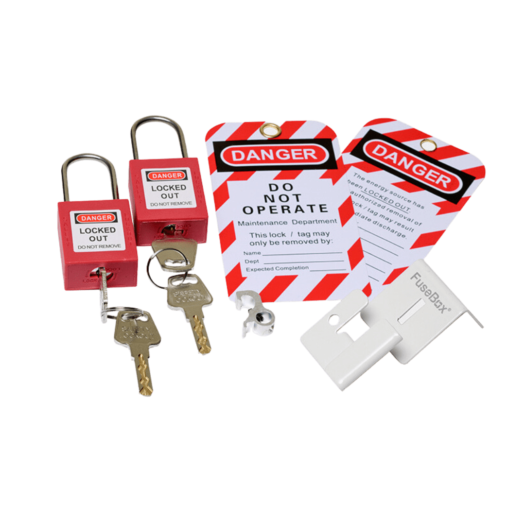 Fusebox LOCK OFF KIT, MCB,RCBO,MS,*F2 consumer unit FBLOK
