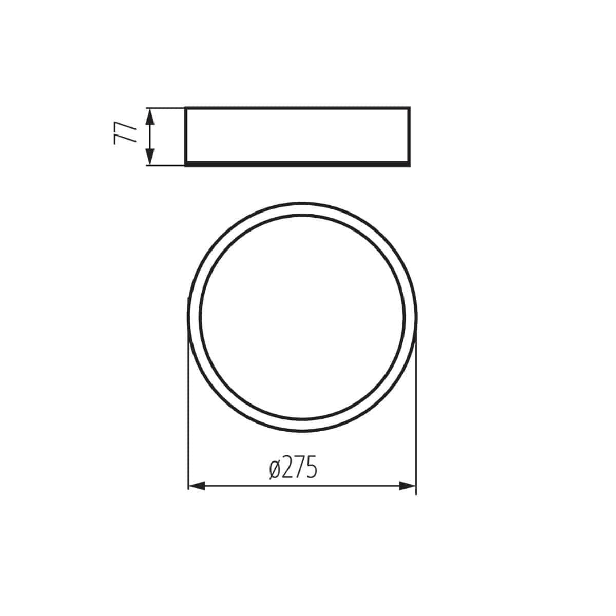 Kanlux Ceiling light fitting JASMIN 23123