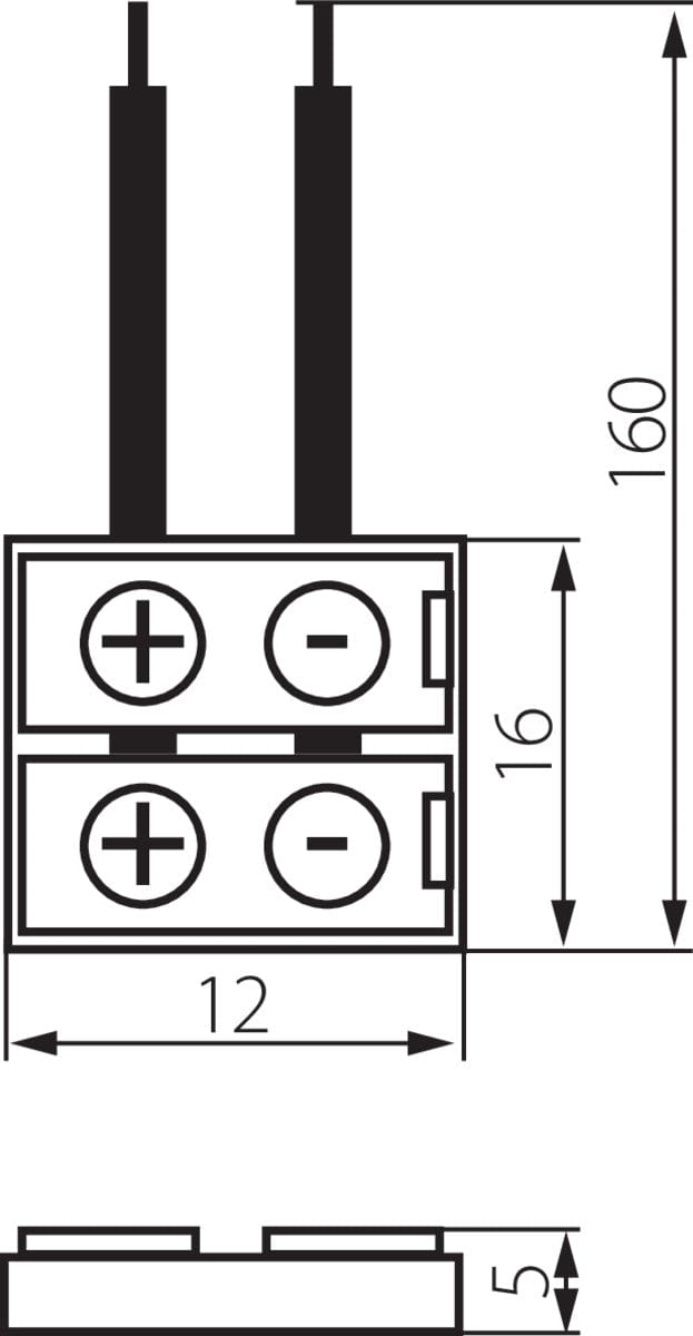 Kanlux Connector for LED tapes CONNECTOR 19032