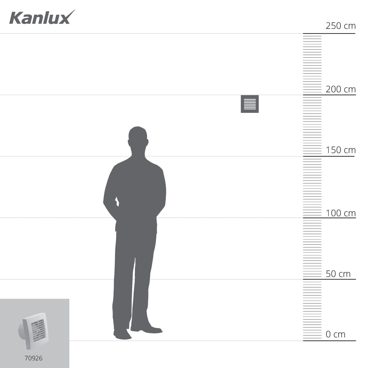 Kanlux Ducted fan TWISTER 70926