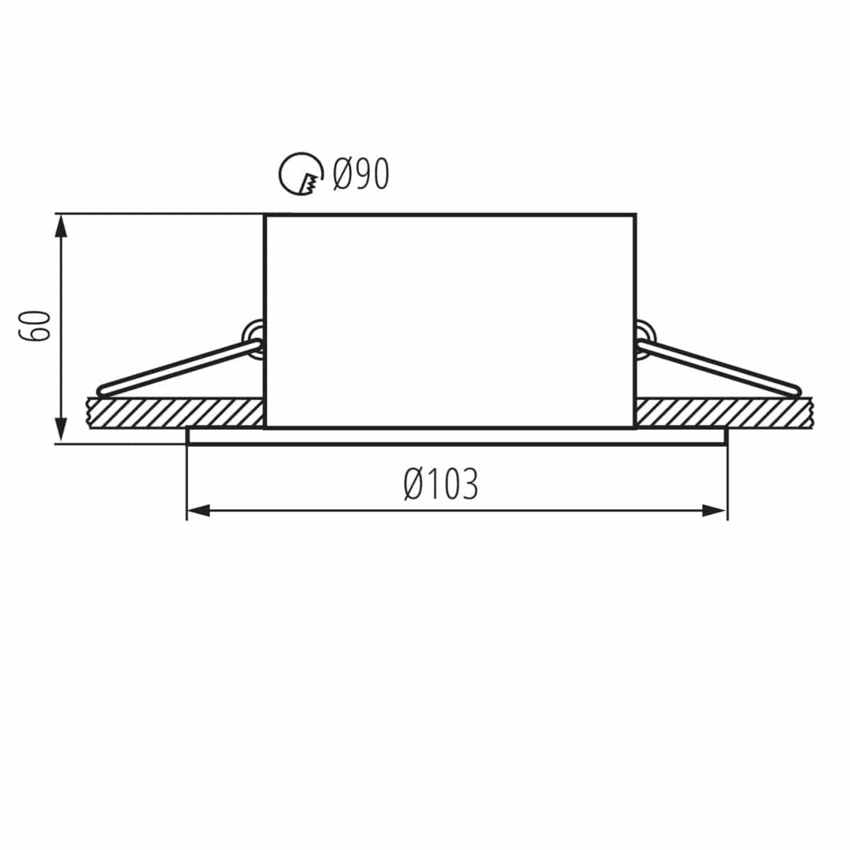 Kanlux Ring for spotlight fittings APRILA 26738