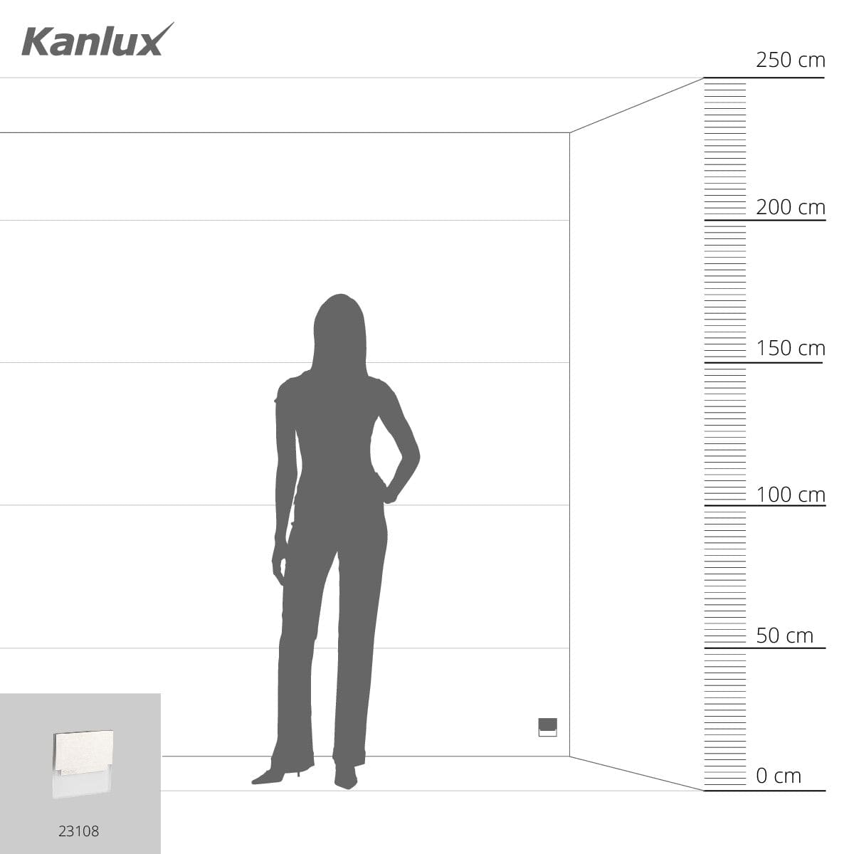 Kanlux Staircase LED light fitting SABIK 23108
