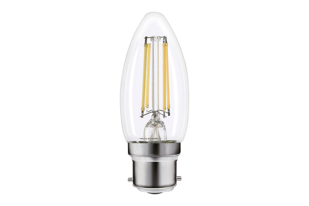 OMNI FILAMENT CANDLE BULB B22 470LM 4.2W 4000K NON-DIMM 320 BEAM CLEAR INTEGRAL - ILCANDB22NE071