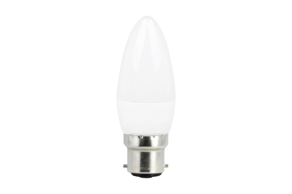 CANDLE BULB B22 250LM 2.2W 4000K NON-DIMM 280 BEAM FROSTED INTEGRAL - ILCANDB22NE080